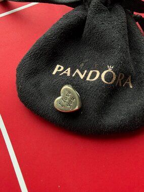 Pandora I Love You Heart Clip Retired